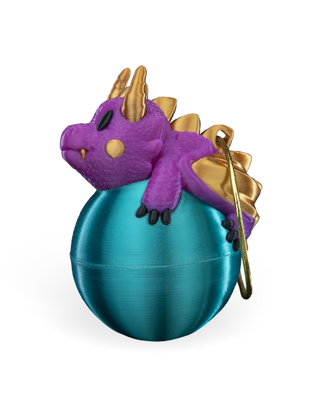 Dragonament, a dragon sleeping on an ornament