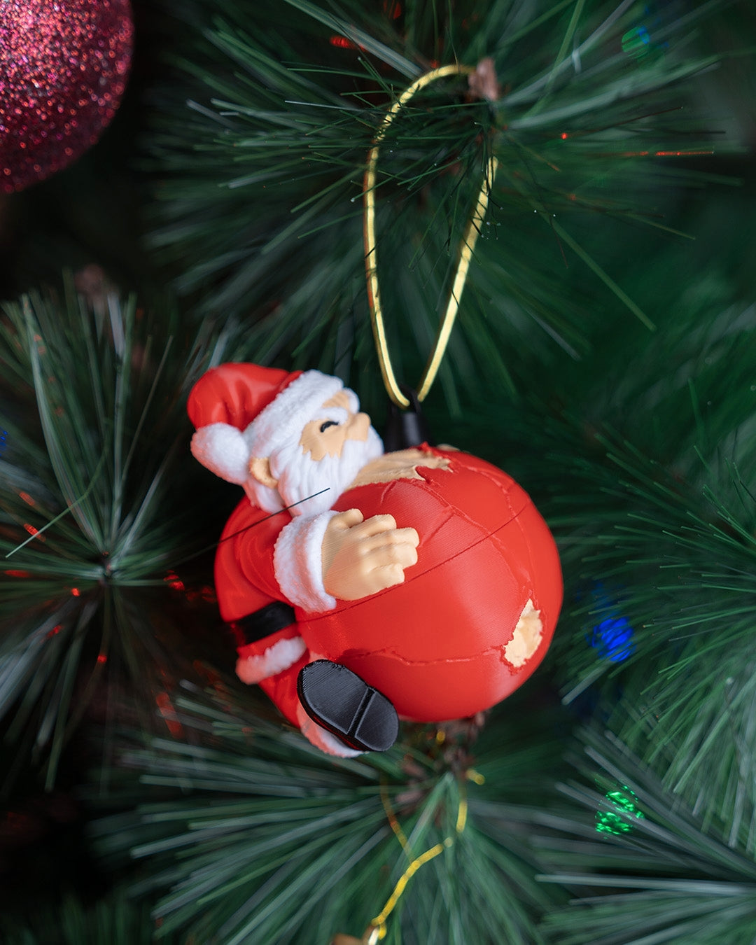 Naughty Claus, an ornament