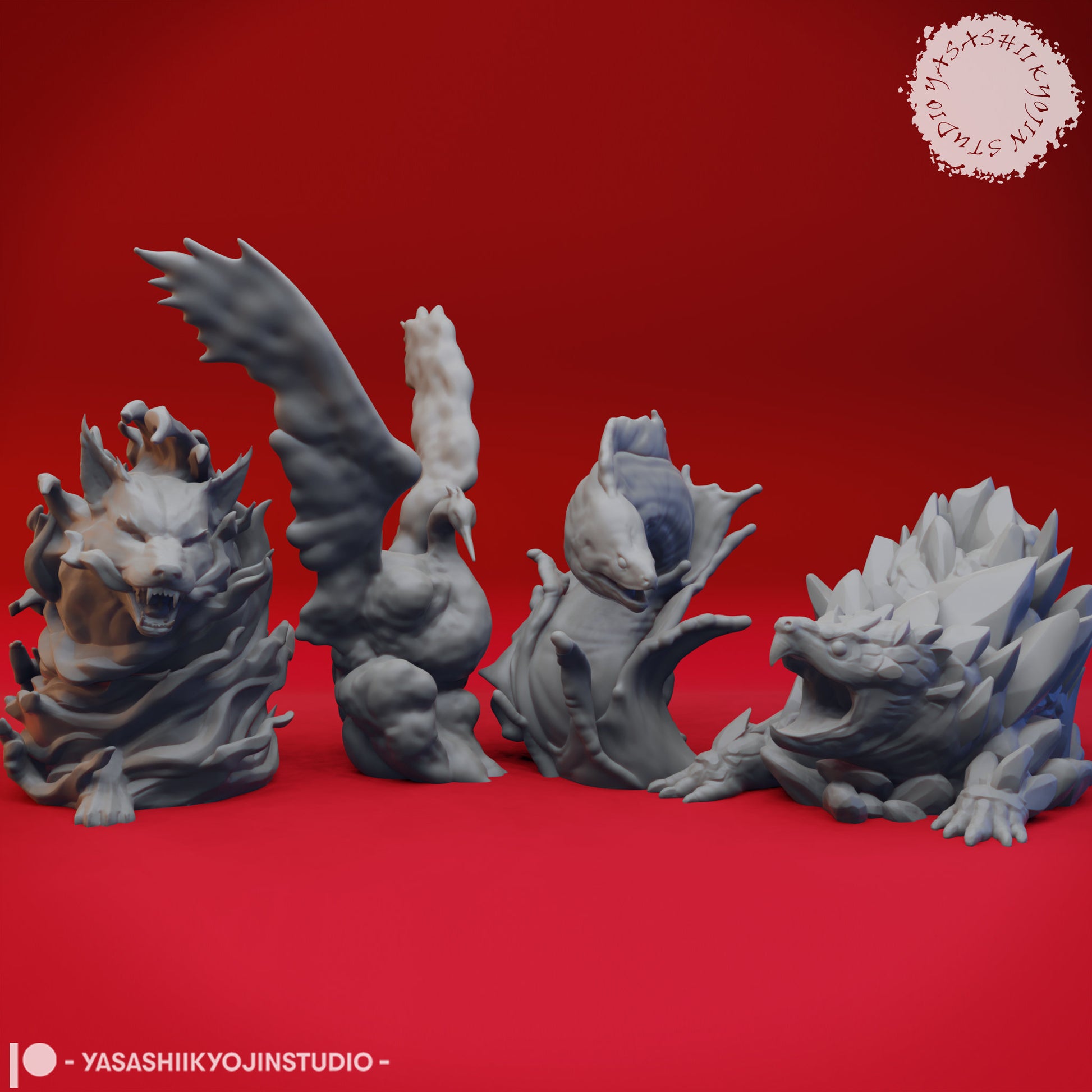 Elementals / Designed by Yasashii Kyojin Studio