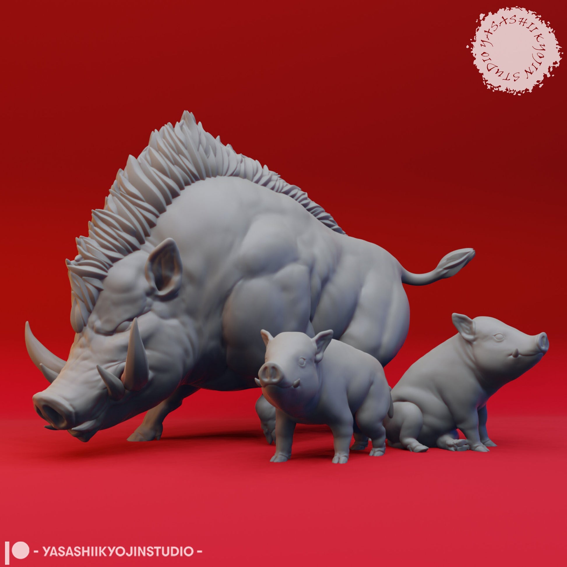 Giant Boar / Designed by Yasashii Kyojin studio