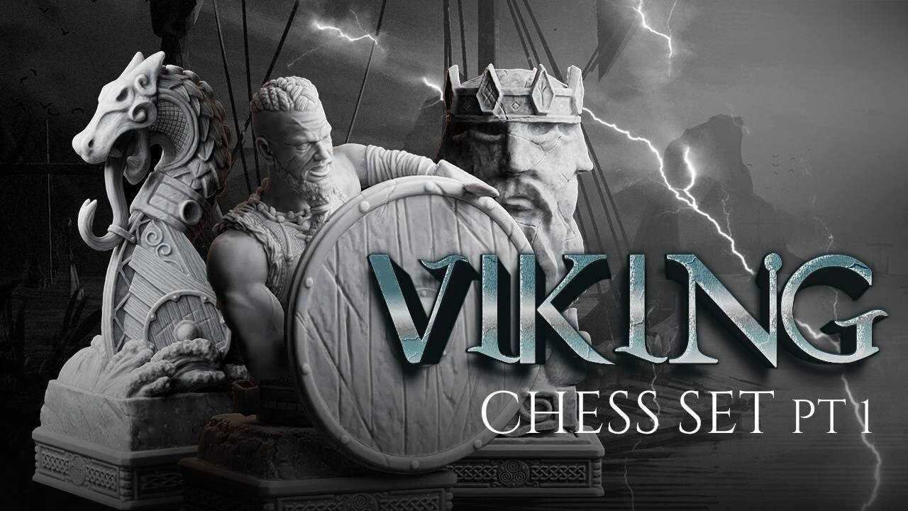 Viking Chess Set/ Stlflix / Chess