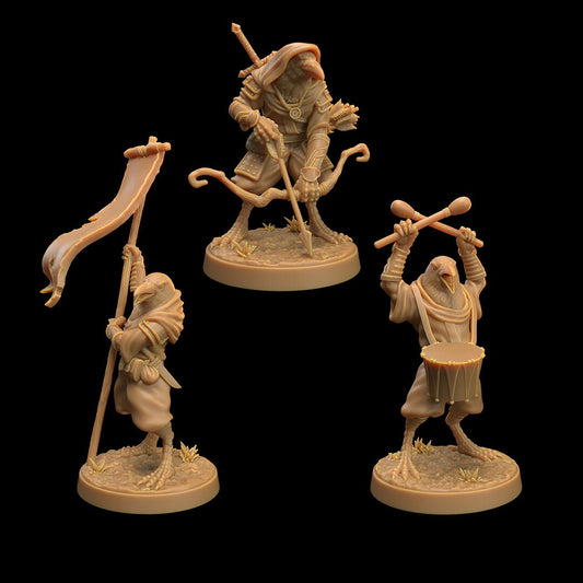 Ravenfolk Heroes / Designed by The Dragon trappers Lodge