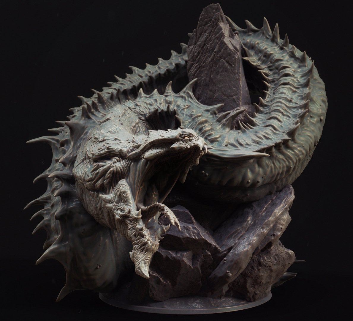 Jormungandr Devouring /Designed by Lord of the Print