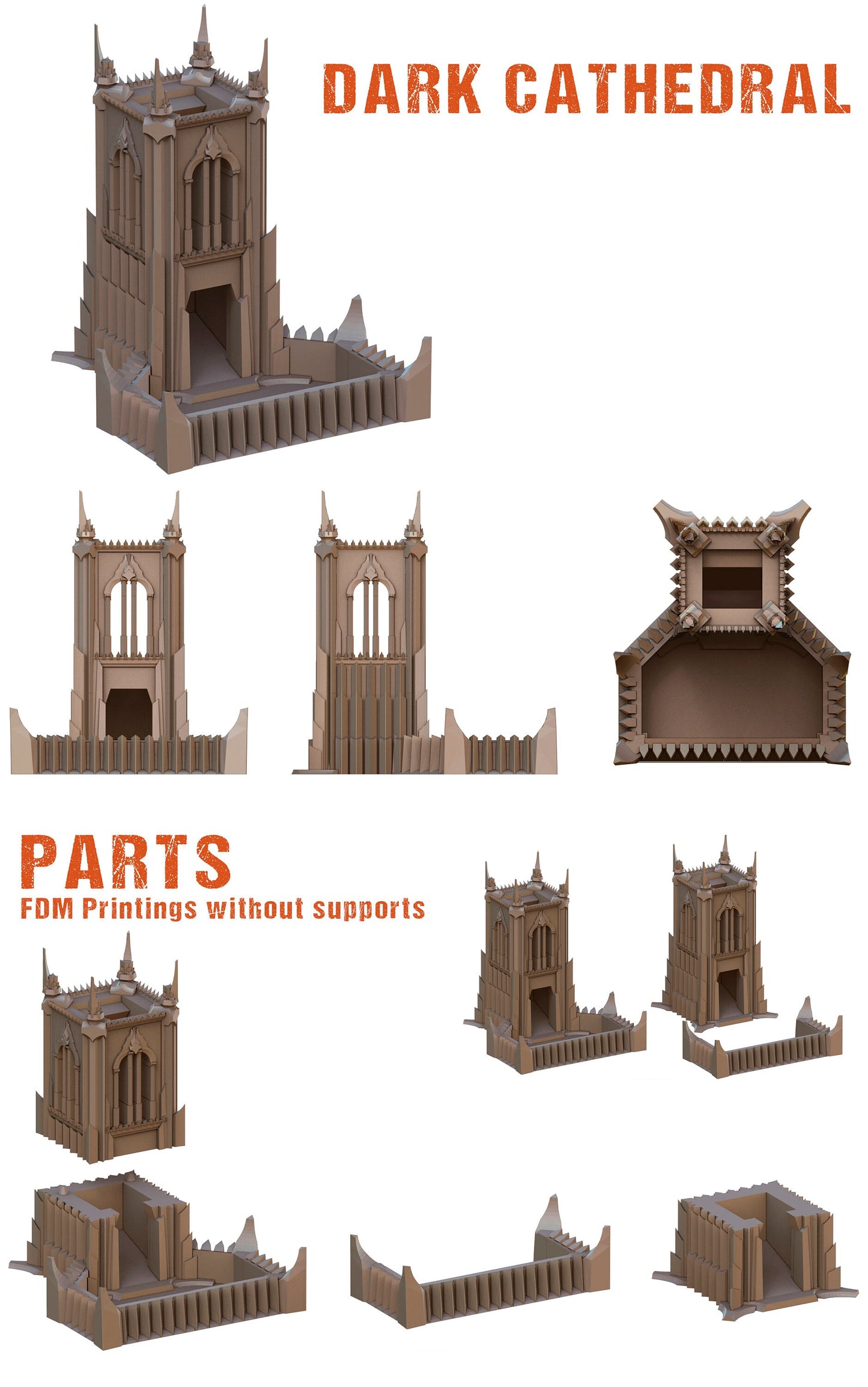 Fantasy Dice Towers | Designed by Crab Miniatures