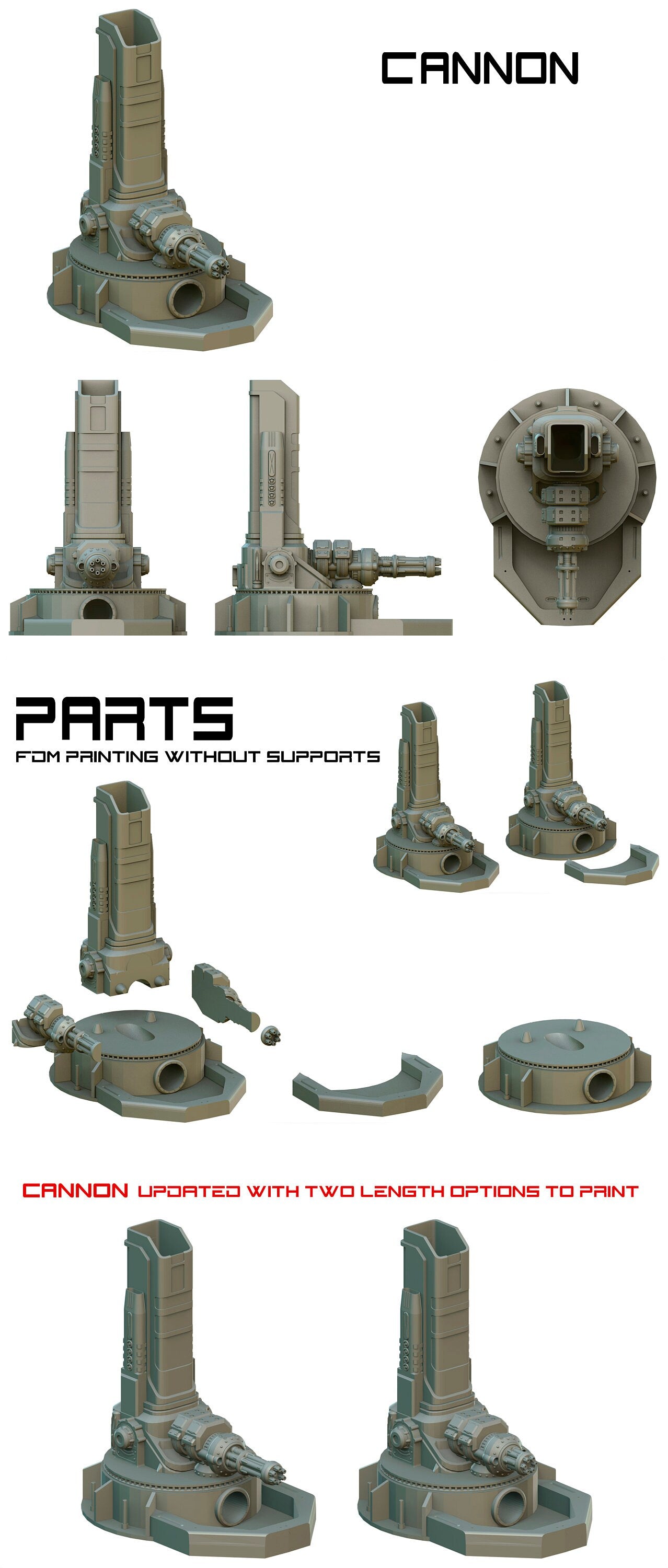 Sci-Fi Dice Towers | Designed by Crab Miniatures