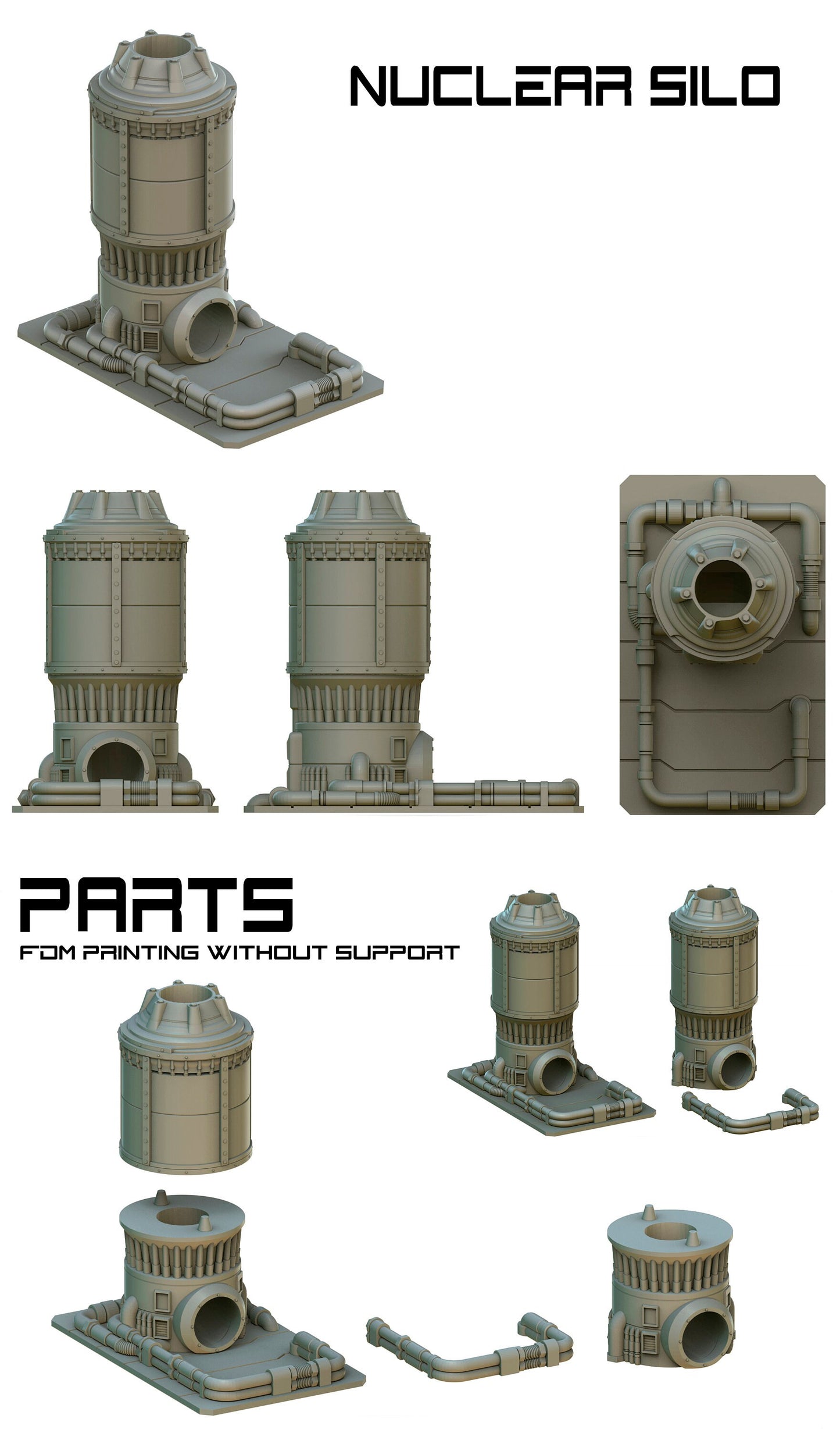 Sci-Fi Dice Towers | Designed by Crab Miniatures