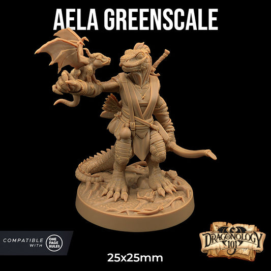 Aela Greenscale| Designed by The Dragon Tappers Lodge