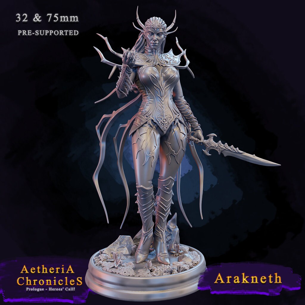 Mystic Makers Miniatures Aetheria Chronicles Characters