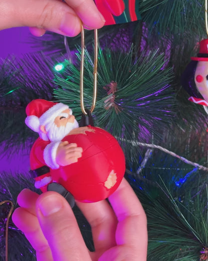 Naughty Claus, an ornament