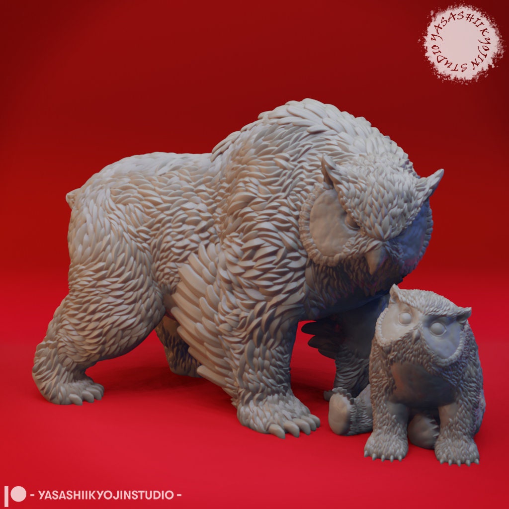 Owlbear / Designed by Yasashii Kyojin Studio